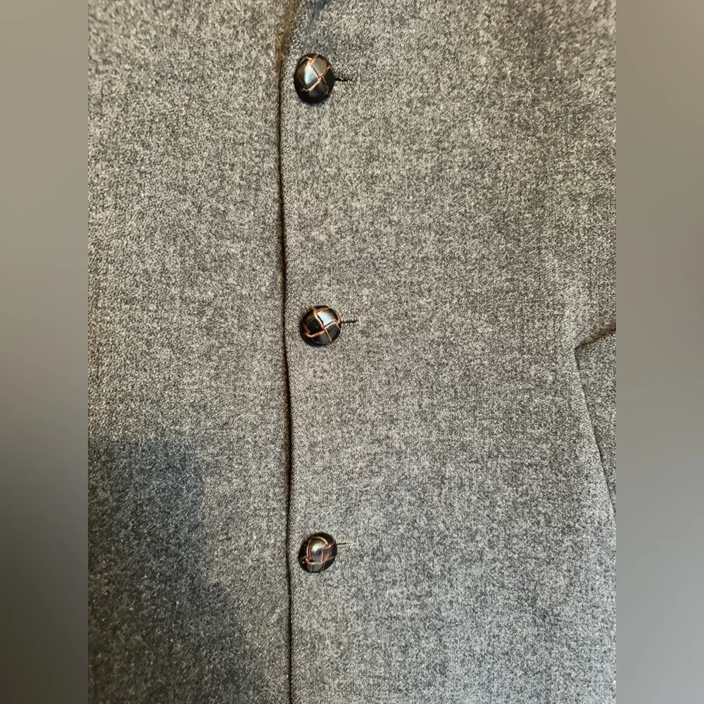 Vintage, Rare- Pendleton Gray Pea Coat Wool Tailored - Picture 5 of 9